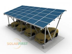 Pemasangan Carport Surya Aluminium di Tanah