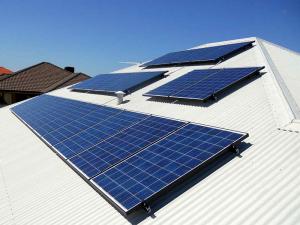 Braket Panel Surya Sistem Pemasangan Atap Timah PV