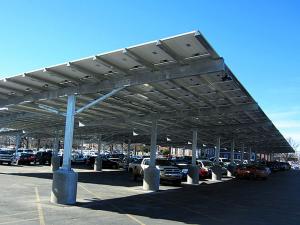 Sistem pemasangan carport surya