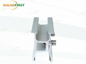 Penjepit Jahitan Berdiri Atap Surya Aluminium untuk Struktur Pemasangan Panel Surya