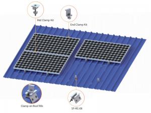 SolFirsTech PEMASANGAN ATAP LOGAM - KLEM ATAP TRAPESOID