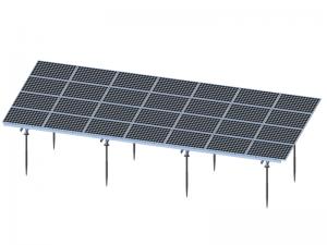 SolFirsTech ALUMINIUM GROUND MOUNT - PONDASI TIANG TUMPUK SEKRUP