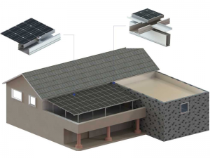 Gudang Tahan Air BIPV (Aluminium)