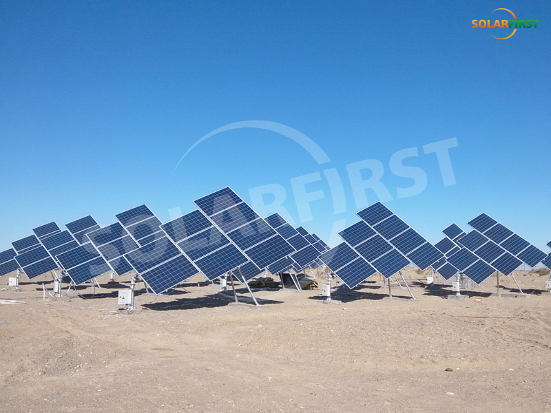 Proyek pelacak kemiringan Gansu 180KW