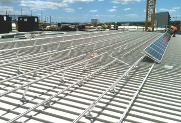 Proyek Atap Logam Tenaga Surya 522kw di India