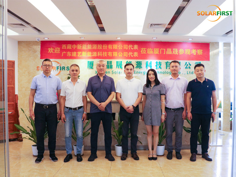Guangdong Jianyi Energi Baru & Tibet Zhong Xin Neng Mengunjungi SolFirsTech Group