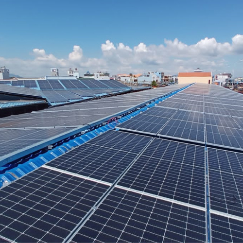 Proyek Pemasangan Atap Logam 4MW di Vietnam 2020
