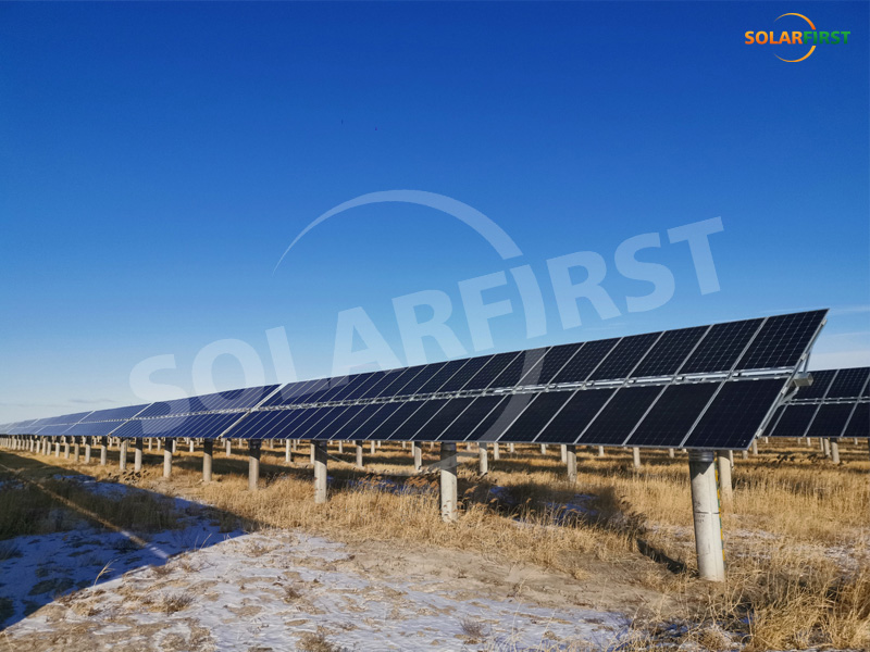 Proyek pelacakan sumbu tunggal datar Zhangbei 38,5MW