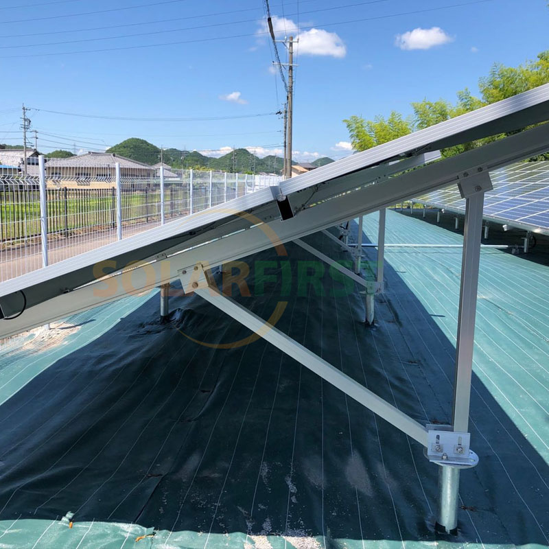 Proyek Braket Paduan Aluminium Tanah 199KW di Jepang 2019