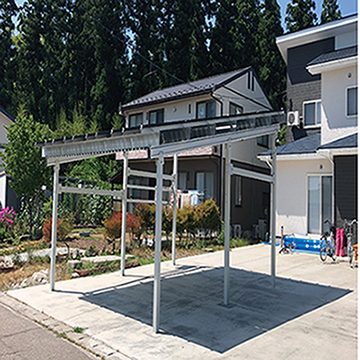 Proyek Carport Tenaga Surya 640KW (6,4KW *100 Unit) di Jepang 2020