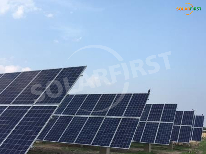 Proyek poros tunggal datar 1,8MWp di Tamil Nadu, India