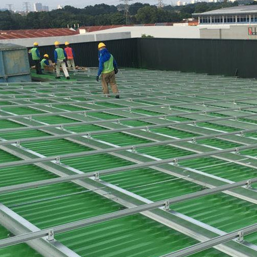 Proyek Atap Logam Hijau 1MWp di Malaysia 2020