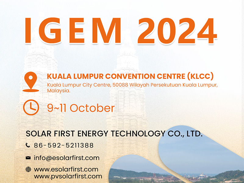 Pratinjau Pameran Dagang | SolFirsTech Menunggu Kehadiran Anda di IGEM & CETA 2024