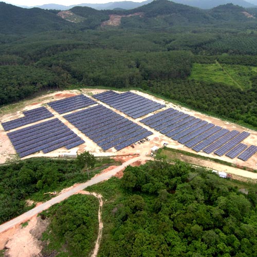 Proyek Pemasangan Tanah 15,9MW Berlokasi di Malaysia 2018