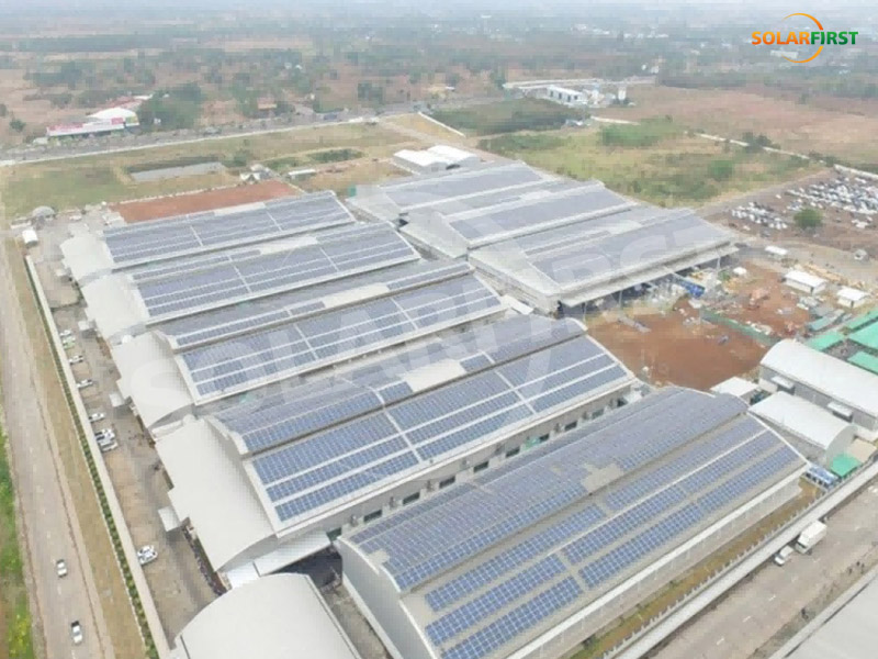 Proyek Pembangkit Listrik Atap 8,8MWp Thailand