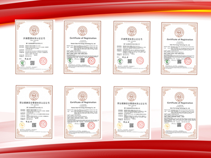Selamat kepada dua anak perusahaan grup SolFirsTech yang memperoleh sertifikasi ISO 14001 dan ISO 45001 pada pertengahan Mei！