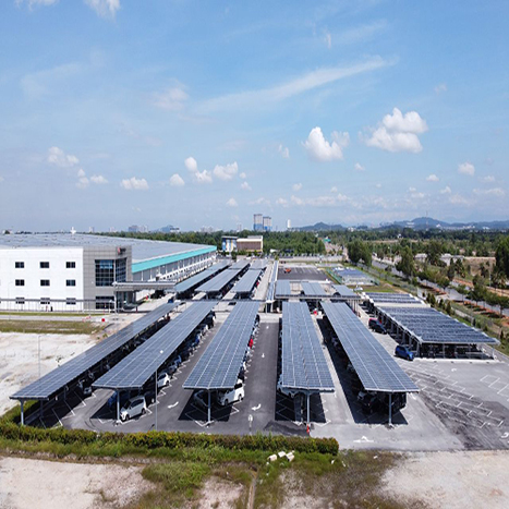 Proyek Carport Tenaga Surya 1,6MW di Malaysia 2019