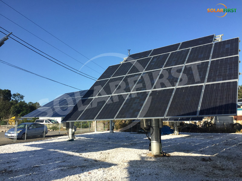 Proyek pelacakan sumbu ganda 230KW di Mobara, Jepang