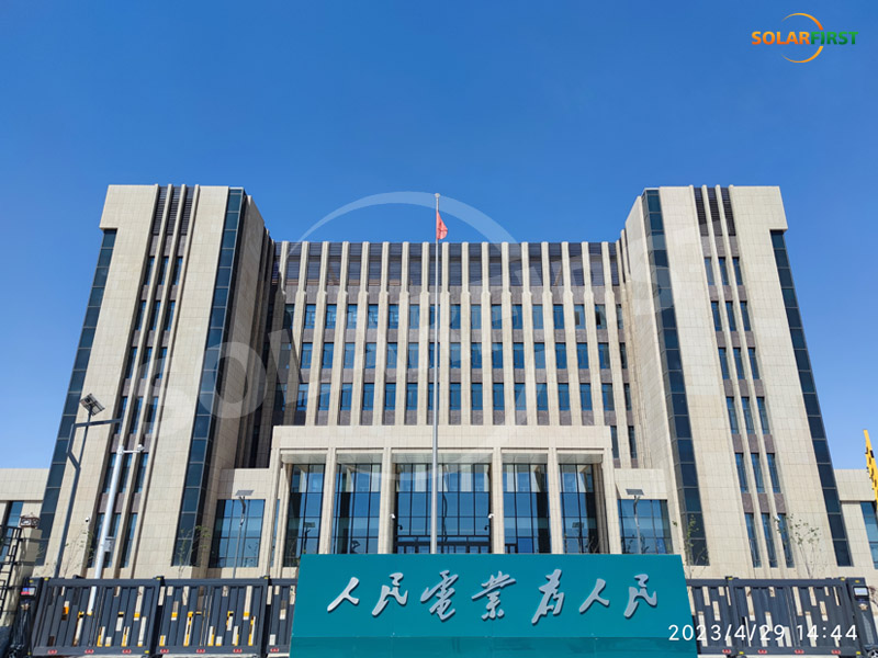 Proyek Dinding Tirai BIPV Hami Xinjiang 20KWp