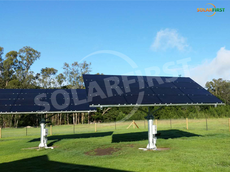 Proyek pelacakan sumbu ganda 120KW Afrika Selatan